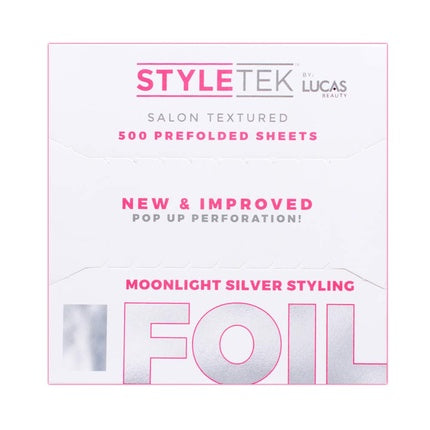 Styletek Moonlight Silver Textured Prefolded Sheets 5x10 500