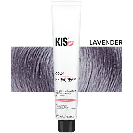 Kis Keracream Color Permanent Hair Color Cream Lavender - High Coverage