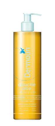 Dermolin Shower Oil Bottle - Gentle Body Wash
