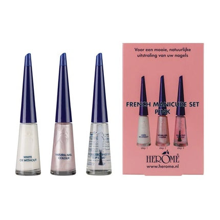 Herome French Manicure Set Pink