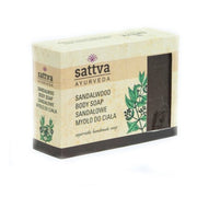 Sattva Body Soap Indian Glycerin Soap Sandalwood 125g