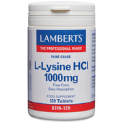 Lamberts L-Lysine HCI 1000mg 120 Capsules