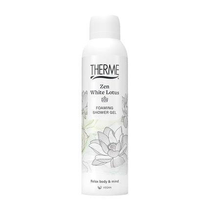 Therme Foaming Shower Gel Zen White Lotus A Refreshing Shower Experience