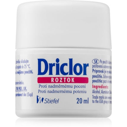 Driclor Solution Antiperspirant Roll-On 20 ml