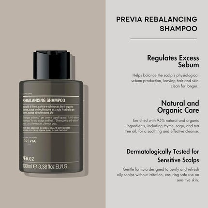 Previa Extralife Rebalancing Shampoo 100ml