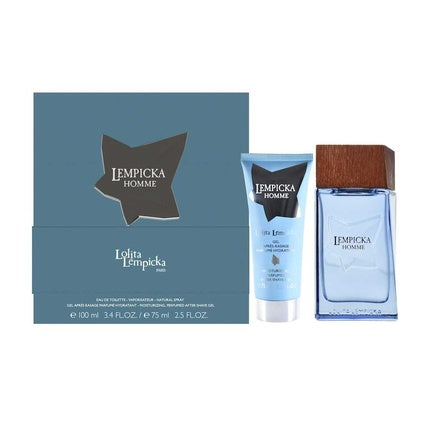 Lolita Lempicka Homme Eau De Toilette Spray 100ml + After Shave Gel 75ml Set