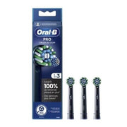 Oral-B Pro Cross Action Black Toothbrush Brushes - Pack of 3