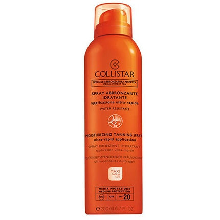 Collistar Perfect Tanning Moisturizing Tanning Spray Spf 20 200 Ml