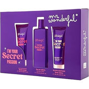 Mr Wonderful I'M Your Secret Passion Gift Set - 75ml Perfume + 75ml Hand Cream