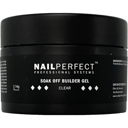NailPerfect UPVOTED Soak Off Builder Gel Clear