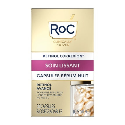 Roc Retinol Correxion Line Smoothing Night Serum 30 Capsules