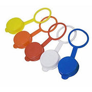 Glass Bottle Cap 10 Pcs Collarino Colori Ass