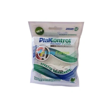 Ideco Plakkontrol Instant Floss 30 Interdental Sticks Whitening Effect