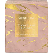 StoneGlow Luna Ylang Ylang & Amber Candle in Glass Tumbler