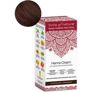 Tints of Nature Chocolate Semi-Permanent Henna Cream Hair Colour Ammonia-Free and 95% Natural 70ml