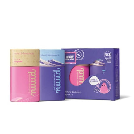 Nuud Adventure Pack Natural Vegan Cream Deodorant Against Sweat