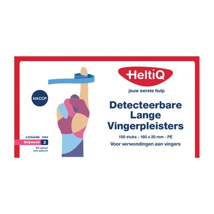 Heltiq Detectable Long Finger Plasters Pe 180x20mm