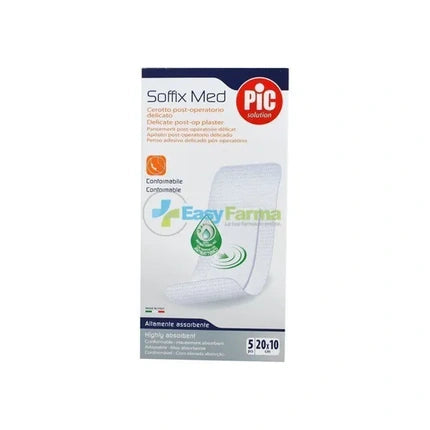 Pikdare Pic Soffix Medical Delicate Postoperative Dressing 5 Pieces 20x10 Cm