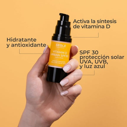 Century Vitamin D Urban Serum Sun Protection SPF 30 Antioxidant Moisturizer