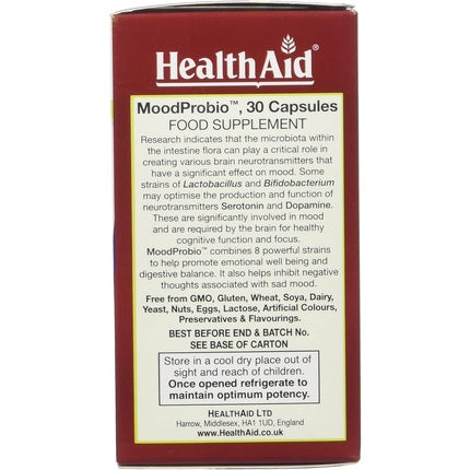HealthAid MoodProbio Vegan Capsules 30 Capsules