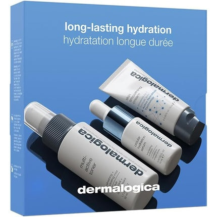 Dermalogica Long-Lasting Hydration Trio Multi-Active Toner 50ml Circular Hydration Serum 10ml Skin Smoothing Cream 15ml for All Skin Types