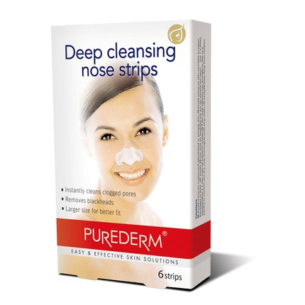 Purederm Deep Cleansing Nose Strips - 6 Pieces