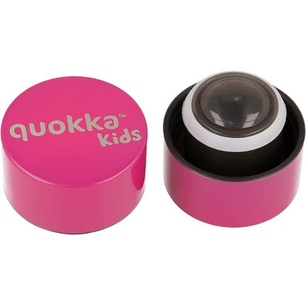 Quokka Kids Solid With Hanger - Zebras 330 Ml | Bpa-Free Stainless Steel Water