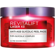 L'Oreal Paris Revitalift Laser Renew Anti-Ageing Glycolic Acid Peel Pads 30