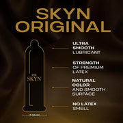 Skyn Original Latex Free Condoms for Men Regular Size - Pack of 24
