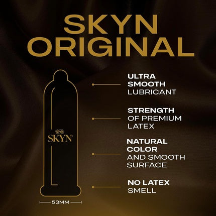 Skyn Original Latex Free Condoms for Men Regular Size - Pack of 24