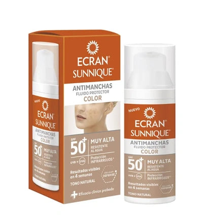 Ecran Ecran Sunnique Antimanchas Color Spf 50 50ml