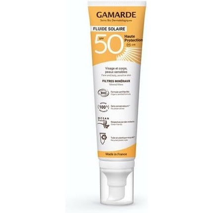 Gamarde Sun Care Fluid High Protection SPF50 Organic 100ml