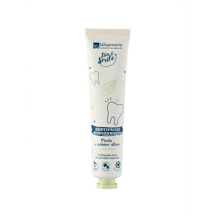 La Saponaria Mint And Charcoal Bio Toothpaste 75ml