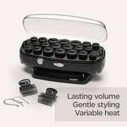 BaByliss Thermo-Ceramic Heated Hair Rollers with Long Lasting Curls and Pins