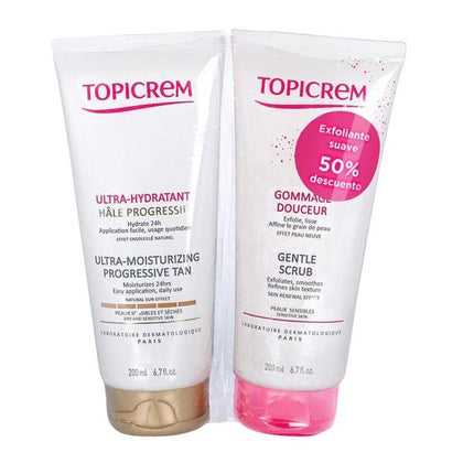 Topicrem Women's Moisturizing Cosmetics Uh Bronceado Progre 200ml Exfol