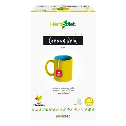 Novadiet Novadiet Herbodiet Como Un Reloj 20 Capsules