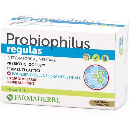 Farmaderbe Probiophilus Regulas 60 Capsules