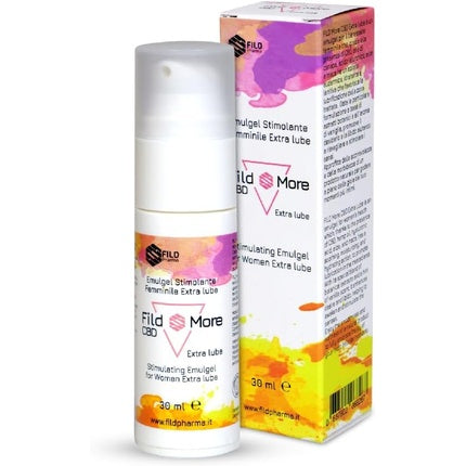 Fild More Extra Lube Natural Intimate and Stimulating Female Lubricant with Hemp Oil Hyaluronic Acid Sodium Salt Aloe and Maca