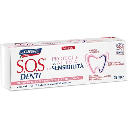 S.O.S Denti Toothpaste for Sensitive Teeth 75ml