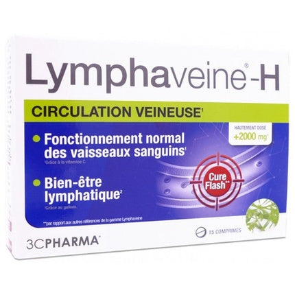 3c Pharma Lymphaveine-H High-Dose Dietary Supplement 15 Tablets
