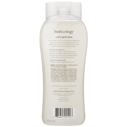 Bodycology Scarlet Kiss Moisturizing Body Wash for Women 16oz with Bonus Travel Bag