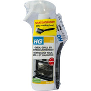 Hg Oven-Grill And Barbecue Cleaner Spray + Bbq Brush