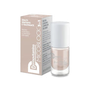 Dermovitamina Micoblock 3in1 Beige Nail Polish 5ml - Quick Drying Nail Polish for Damaged Nails with Special Moisturizing and Breathable Formulation - Elastic