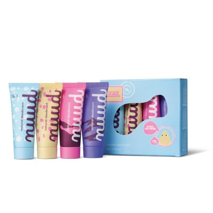 Nuud Adventure Pack Natural Vegan Cream Deodorant Against Sweat