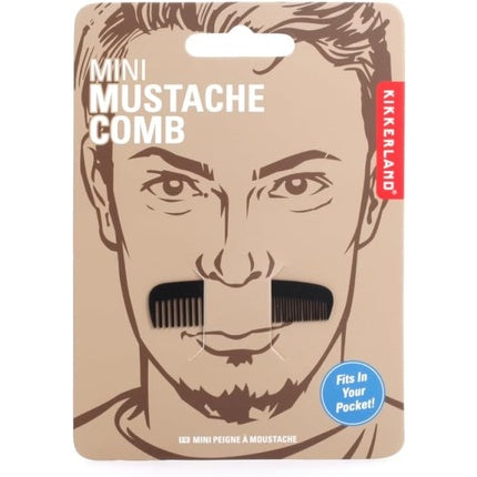 Kikkerland Mini Moustache Comb