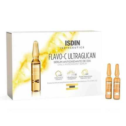 Isdin Isdinceutics Flavo C Ultraglican 30 Vials Of 2 Ml Antioxidant Day Serum