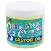Blue Magic Originals Castor Oil 12 Ounce Jar 354ml - Pack of 6