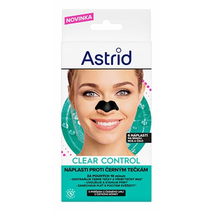 Astrid Clear Control Blackhead Patches - 6 Pieces
