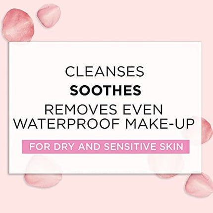 L'Oreal Paris Fine Flowers Cleansing Wipes for Dry and Sensitive Skin 25 Wipes