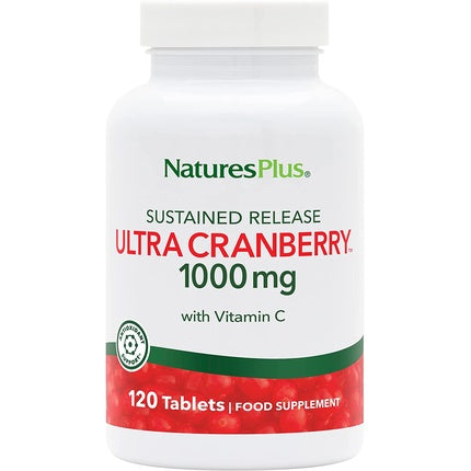 NaturesPlus Ultra Cranberry 1000mg Natural Extract with Herbs and Vitamin C 60 Tablets